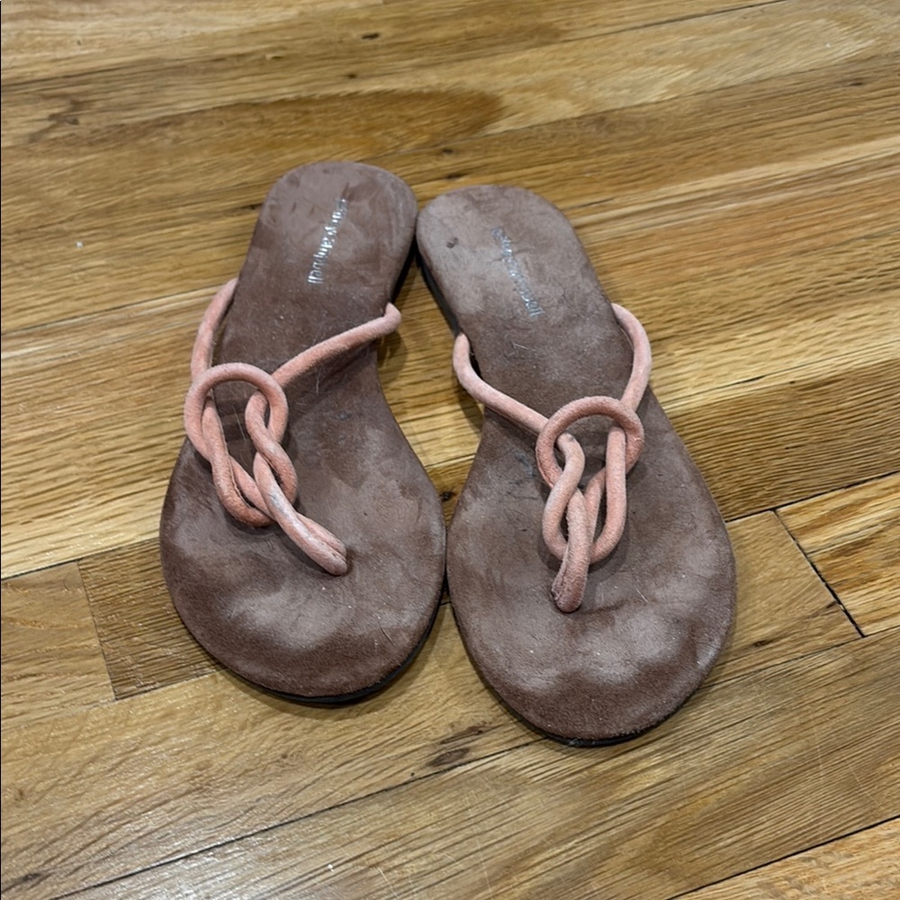 Stylish Brown and Pink Sandals